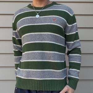 American Eagle Outfitters Vintage Striped Crewneck Sweater